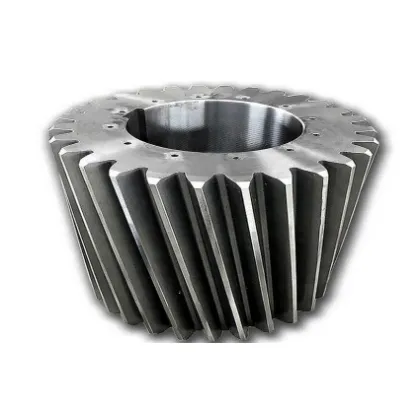 Шестерня подвенцовая косозубая 40ХН 950 мм